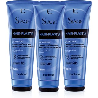 Combo Shampoo Siàge Hair-Plastia 3x 250ml