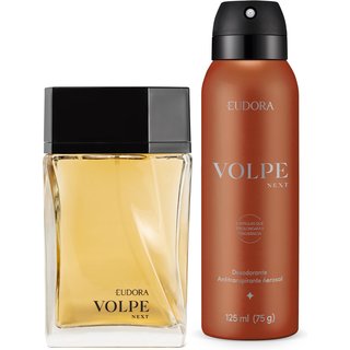 Combo Eudora Volpe Next: Desodorante Colônia 100ml + Desodorante Antitranspirante Aerosol 125ml/75g