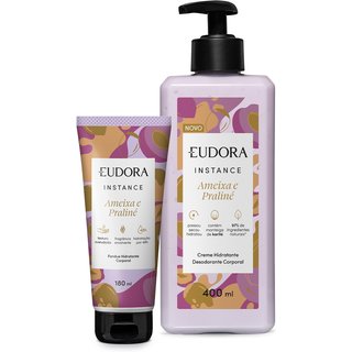 Combo Instance Ameixa e Praliné: Creme Corporal 400ml + Fondue Hidratante Desodorante Corporal 180ml