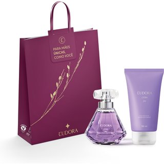 Combo Presente Lyra Joy: Desodorante Colônia 75ml + Loção Corporal 150ml + Sacola Eudora M