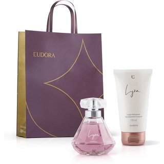 Combo Presente Lyra: Desodorante Colônia 75ml + Loção Corporal 150ml + Sacola M