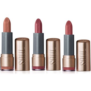 Combo SOUL Kiss Me Batons: Malva da Moda 3,7g + Avelã 3,7g + Rosa Nude Estilo 3,7g