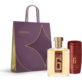 Combo Club 6 Fever: Desodorante Colônia 95ml + Desodorante Antitranspirante Roll On 55ml + Sacola M