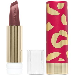 Combo Glamourosa e Confiante: Batom Marrom 3,4g + Case Rosa