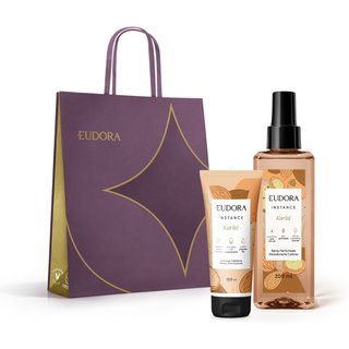 Combo Instance: Manteiga Hidratante Desodorante Corporal 180ml + Spray Corporal Perfumado 200ml + Sacola