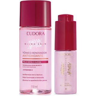 Combo Niina Secrets: Tônico Renovador 110ml + Primer Facial 16ml