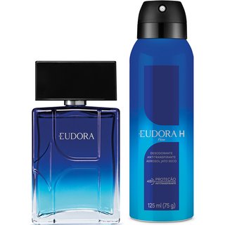 Combo Eudora H Flow: Desodorante Colônia 100ml + Desodorante Antitranspirante Aerosol 125ml