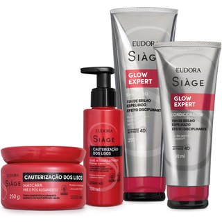 Combo Siàge Glow Expert + Cauterização dos Lisos (4 itens)