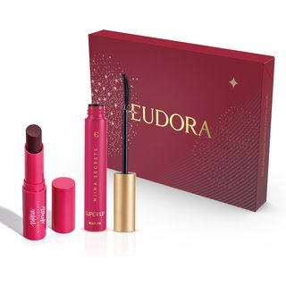 Combo Presente Niina Secrets: Hidra Balm Vinho 3,2g + Máscara Para Cílios 8g + Caixa