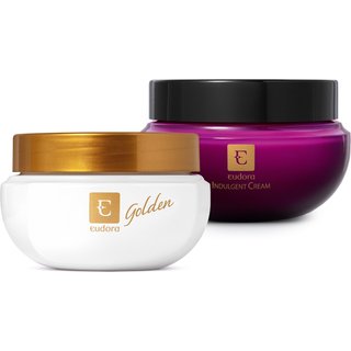 Combo Creme Hidratante Desodorante Corporal: Indulgent Cream 250g + Eudora Golden 250g