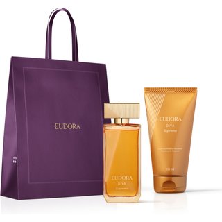 Combo Diva Suprema: Desodorante Colônia 100ml + Loção Iluminadora Hidratante 150ml + Sacola M