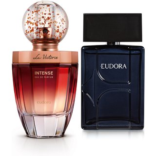 Combo Eudora H Desodorante Colônia 100ml + La Victorie Intense EDP 75ml