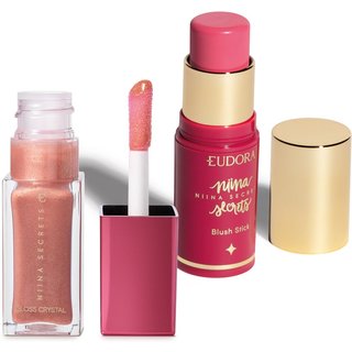 Combo Niina Secrets: Gloss 7ml + Blush 5g