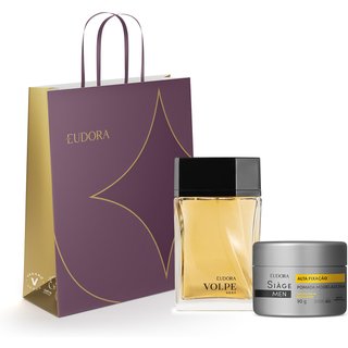 Combo Men: Volpe Next Desodorante Colônia 100ml + Pomada Modeladora Siàge 90g + Sacola M