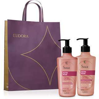 Combo Siàge Nutri Rosé Shampoo 400ml + Condicionador 400ml + Sacola