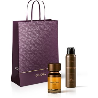 Combo Impression: Eau De Parfum 100ml + Desodorante Antitranspirante Aerossol 150ml + Sacola