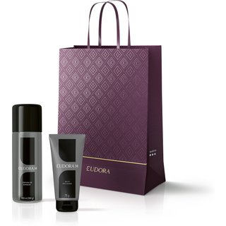 Combo Eudora H: Espuma De Barbear 200ml + Balm Pós-Barba 75g + Sacola