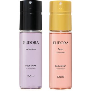 Combo Eudora: Desodorante Body Spray Intention 100ml + Desodorante Body Spray Diva Esplêndida 100ml