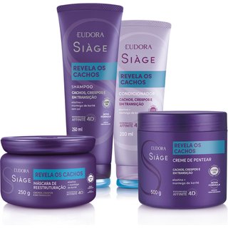 Combo Siàge Revela os Cachos (4 itens)