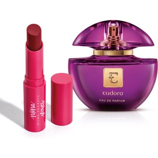 Combo Niina Secrets: Hidra Balm Rosa 3,2g + Eau De Parfum Roxinho 75ml