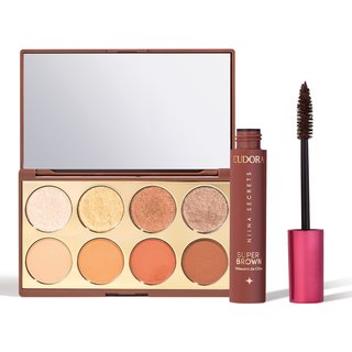 Combo Niina Secrets: Paleta de Sombras Neutrals 5,6g + Máscara Super Brown 10g