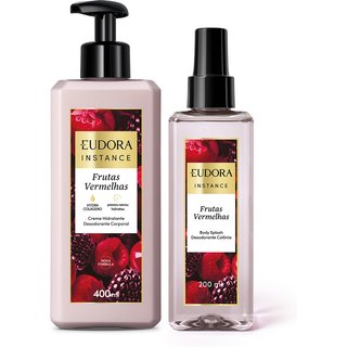 Combo Instance Frutas Vermelhas: Creme Corporal 400ml + Body Splash 200ml