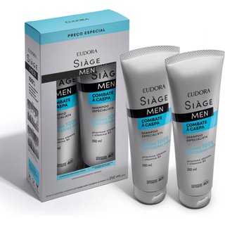 Kit Shampoo Siàge Men Combate à Caspa 250ml cada (2 unidades)