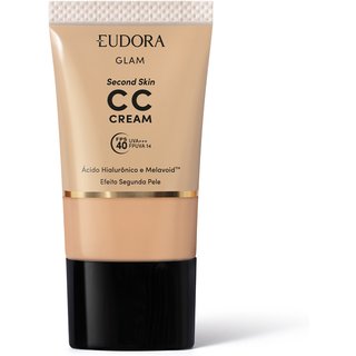 CC Cream Eudora Glam Second Skin Cor 35 30ml