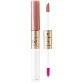 Batom Líquido Rosado Essencial Eudora Glam Duo Clinical Micropigmentação 3,5g
