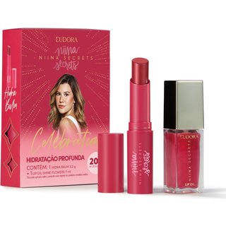 Niina Secrets Celebration: Hidra Balm 3,2g + Lip Oil Shine Flowers 7ml