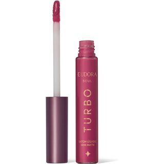 Batom Líquido Rosa Pink Turbinado Semi Mate Turbo SOUL 5ml