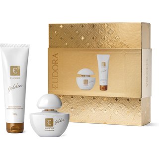 Kit Presente Golden: Eau De Parfum 35ml + Creme Hidratante Desodorante Corporal 100g