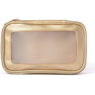 Nécessaire Dourado Transparente Eudora Collection
