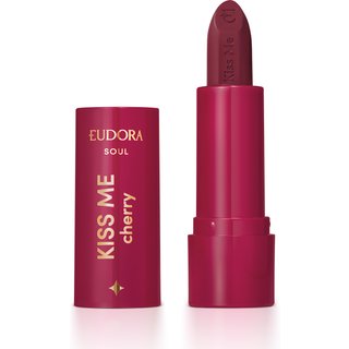 Batom Hidratante Vermelho Cereja Divina Kiss Me Cherry 3,7g