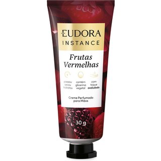 Eudora Instance Frutas Vermelhas - CremePerfumado para Mãos 30g