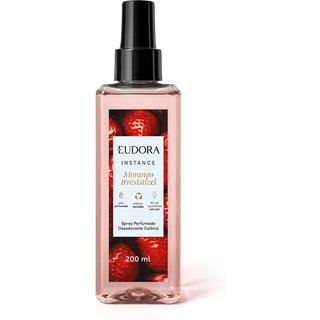 Spray Perfumado Desodorante Colônia Instance Morango Irresistível 200ml