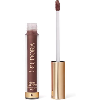 Batom Líquido Matte Supreme Eudora Marrom Nude Supremo 4ml