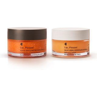 Combo Lip, Please! Quem Disse, Berenice?: Balm labial Lip, Please! 8g + Esfoliante Nutritivo Labial 8g