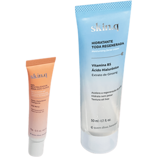 Combo Skin.q: Hidratante Facial 50ml + Gel Revitalizador 15g