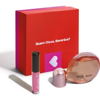 Combo Presente Dos Sonhos: Eau de Parfum Desobediente 100ml + Gloss Labial Rosadex 4ml + Caixa de Presente