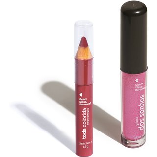 Kit Quem Disse, Berenice? Lábios Incríveis Duo Rosa (2 Produtos)