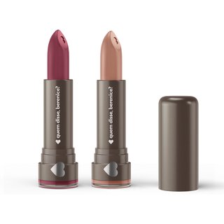 Combo Quem Disse, Berenice? Batons: Hidratante Nude Nudelina 3,8g + Mate Malva Malvenito 3,8g