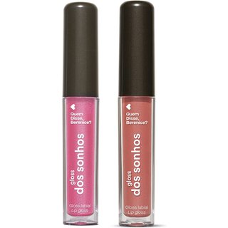 Combo Gloss Dos Sonhos Quem Disse, Berenice?: Rosa Rosadex 4ml + Nude Malvalex 4ml