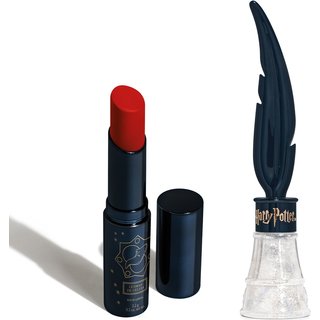 Combo Harry Potter Quem Disse, Berenice?: Balm Labial Vermelho 3,2g + Delineador Líquido Branco Iluminado 7ml