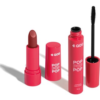 Combo POP Quem Disse, Berenice? : Batom Cremoso Marrom Nude 3,6g + Máscara de Cílios 10g