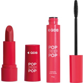 Combo POP Quem Disse, Berenice?: Batom Cremoso Rosa Radiante 3,6g + Máscara de Cílios 10g