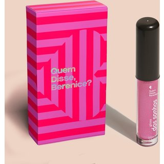 Combo Presente Dos Sonhos: Gloss Rosa 4ml + Cartão Presente