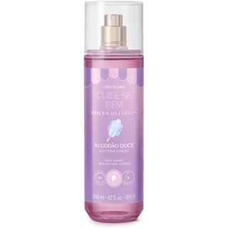 Body Splash Desodorante Colônia Cuide-se Bem Doces Delírios Algodão Doce 200ml
