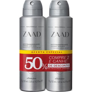 Kit Desodorante Antitranspirante Zaad (2 unidades)