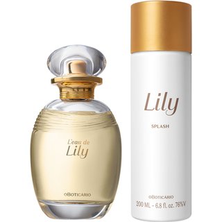Combo Lily: Desodorante Colônia 75ml + Body Splash Desodorante Colônia 200ml